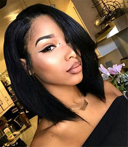 Trendy Bob Hairstyles For Black Girls 2019: Black girls,  Short Hairstyle,  Bob Hairstyles  