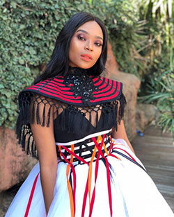 Traditional South African Wedding Traditional Dresses 2019: African Dresses,  Shweshwe Dresses,  Folk costume,  South Africa  