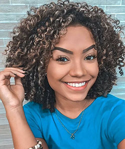 Short Length Protective Hairstyles For Natural Hair: Hairstyle Ideas,  Crochet braids,  Box braids,  Cabelo cacheado,  Short Curly Hairs  