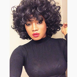 Short Bob Hairstyles For Relaxed Hair: Hair Color Ideas,  Jheri Curl,  Short Curly Hairs  