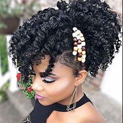 Twist Out Updo Hairstyles For Short Afro-textured Hair: Afro-Textured Hair,  Bob cut,  Long hair,  Mohawk hairstyle,  Short Curly Hairs  