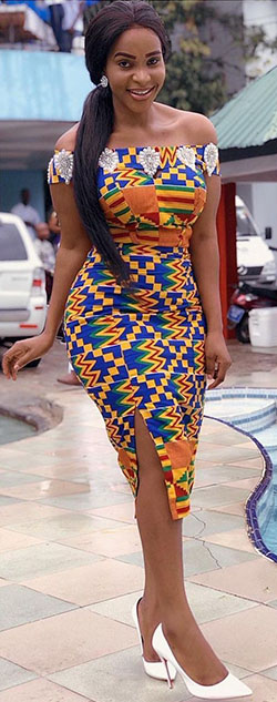 Kente dress styles for graduation: Cocktail Dresses,  Fashion photography,  Kente cloth,  Graduation ceremony,  Kitenge Dresses  