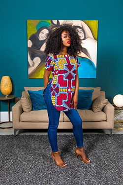 Jeans And Ankara Combination Styles For Women: Fashion Nova,  Ankara With Denim  