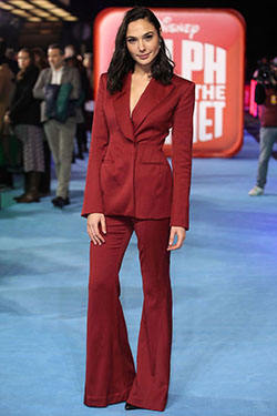 Style with Gal Gadot outfits, Paris Fashion Week: Red Carpet Dresses,  Wonder Woman,  Power Suit  