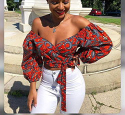 Latest Ankara Tops For Teen Girls: Kente cloth,  ankara tops  