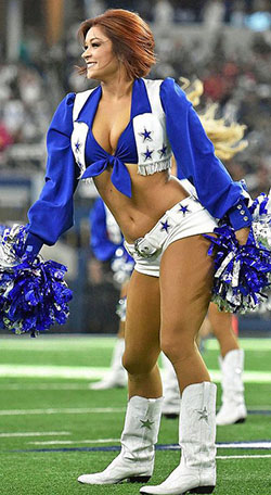 Hot College Cheerleaders: Cheerleading Uniform,  Hot Cheer Girls,  Dallas Cowboys  