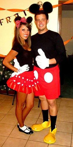 Mickey and minnie mouse costumes: Halloween costume,  Minnie Mouse,  Mickey mouse,  Couples Halloween Costumes  