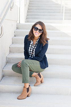 Casual Teacher Outfit Ideas: Semi-Formal Wear,  Plaid Shirt,  Teachers Outfits  