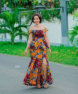 Absolutely great African Ankara styles: African Dresses,  Aso ebi,  Maxi dress,  Ankara Dresses  