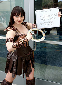 Plus size xena cosplay, Theatrical property: Halloween costume  