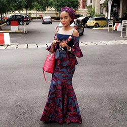 Vibrant Hausa Ankara style ideas: African Dresses,  Aso ebi,  Ankara Dresses,  Hausa people  