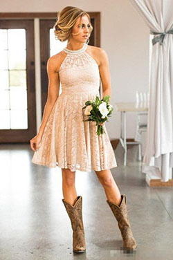 Just cute western bridesmaid dresses, Western dress codes: Wedding dress,  Bridesmaid dress,  Strapless dress  