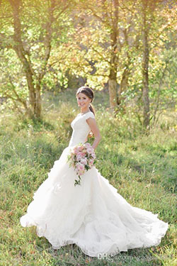 Wedding dress with cowboy boots: Wedding dress,  Bridesmaid dress  