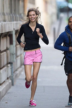 Discover these nice karlie kloss running, Karlie Kloss: Taylor Swift,  Karlie Kloss,  Running Outfits,  Running shorts  