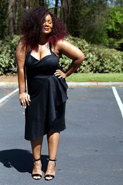 Little black dress, Dress Up: Plus size outfit,  Pin-Up Girl  