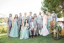 Do bridesmaids and groomsmen have to match: Wedding dress,  Bridesmaid dress  