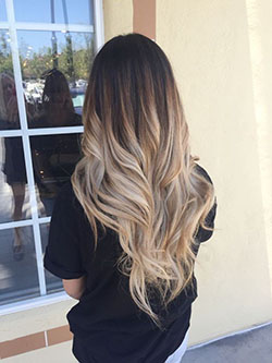 Asian style fashion ombre hair, Human hair color: Long hair,  Hair Color Ideas,  Hairstyle Ideas,  Brown hair,  Layered hair  