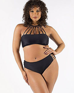 Simply yours string tie bikini set: swimwear  