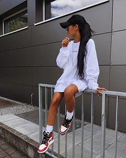 European style Air Jordan, Adidas Yeezy: Air Jordan,  Adidas Yeezy,  T-Shirt Outfit  