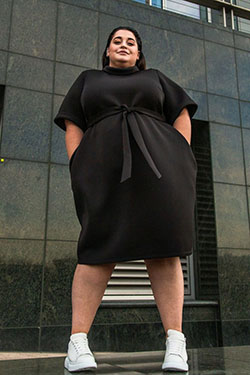 Check these fine fashion model, Little black dress: Plus size outfit,  fashion blogger,  Fashion show,  Plus-Size Model  