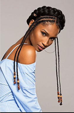 Americas most searched traditional fulani braids, Artificial hair integrations: Crochet braids,  Box braids,  Braids Hairstyles,  French braid,  Fula people  