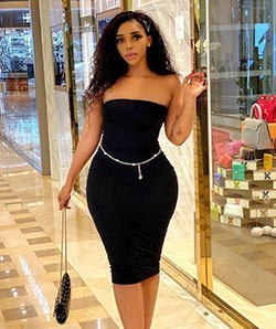 Latest and best of 2019 fashion model, Little black dress: Disc jockey,  South Africa,  Hot Instagram Models,  black dress  