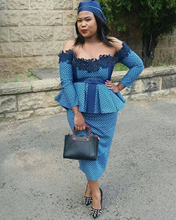 Most desired peplum shweshwe dresses: Cocktail Dresses,  Wedding dress,  Evening gown,  African Dresses,  Seshoeshoe Outfits  