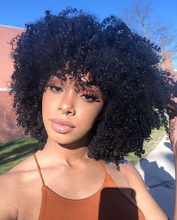 Beautiful Black Women, Artificial hair integrations, head hair: Long hair,  Hair Color Ideas,  Hairstyle Ideas,  Jheri Curl,  Hair straightening,  Black Women,  Black hair  