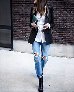 Cute Women Blazer Outfits: Blazer Outfit  