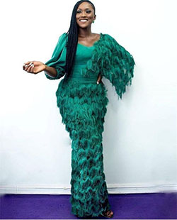 Stunning african wedding guest dresses: Evening gown,  African Dresses,  Aso ebi,  Aso Ebi Dresses  