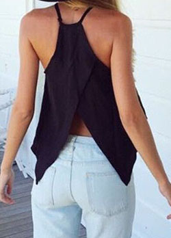 Spaghetti strap top outfit ideas: Spaghetti strap,  Sleeveless shirt,  Scoop neck,  tank top  