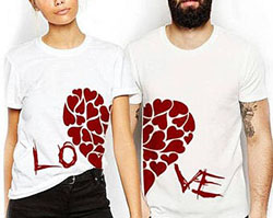 OMG! Nice couple clothes, Couple t shirts: Crew neck,  Printed T-Shirt,  couple outfits,  Fashion accessory  