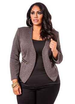 Plus Size Work Outfit, Suit jacket: Work Outfit,  Suit jacket,  Plus Size Work Outfits  