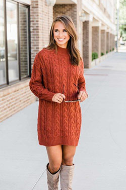 Winter fashion tips for fashion model, Pink Lily: Brown Outfit  