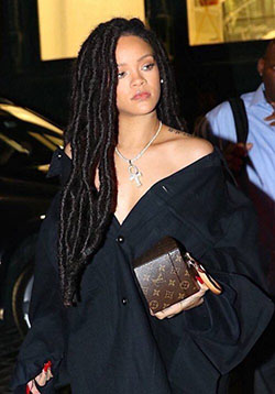 Worth watching these rihanna faux locs, Fenty Beauty: Crochet braids,  Fenty Beauty,  Rihanna Best Looks  