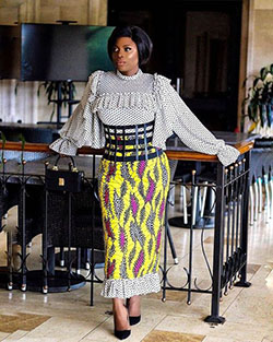 Trendy and elegant fashion model, African wax prints: Ankara Outfits,  Classy Fashion  