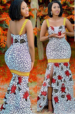 Long ankara gowns for wedding: Cocktail Dresses,  African Dresses,  Aso ebi,  Roora Dresses  