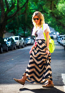 Combinacoes com saia longa linho: Saia Longa,  Skirt Outfits  