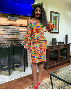 Beautiful african dresses styles, Kente cloth: Cocktail Dresses,  African Dresses,  Aso ebi,  Kente cloth,  Short Dresses  