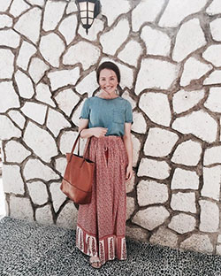 Lovely outfit ideas courtney toliver guthrie, Jasmine Tookes: Denim skirt,  Long Skirt,  Skirt Outfits,  JASMINE TOOKES,  Casual Outfits  