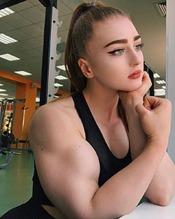 Well groomed julia vins, Physical fitness: Fitness Model,  Female body building,  Julia Vins  