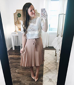 Outfit Ideas For Church, Twinset Long Skirt, Modest fashion: Cocktail Dresses,  Fashion week,  Ann Taylor,  Church Outfit,  FLARE SKIRT,  Sunday Church Outfit  