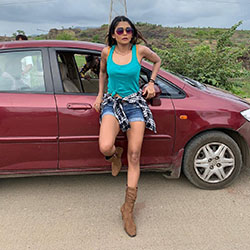 London most admired vehicle door, Sakshi Pradhan: Motor vehicle,  Photo shoot,  Hot Instagram Models,  Sakshi Pradhan  