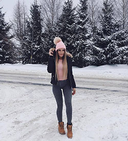 Very adorable snow outfits instagram, The Timberland Company: winter outfits,  Boot Outfits,  Street Style,  Casual Outfits  