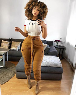 Cargo Pant Outfits Street Style Women: cargo pants,  Plus size outfit  