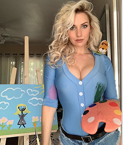 Paige spiranac bob ross: Paige Spiranac,  Professional golfer,  Ladies Golf  