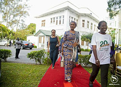 Samira bawumia dressing styles: African Dresses,  Kaba Styles,  Samira Bawumia,  Mahamudu Bawumia  