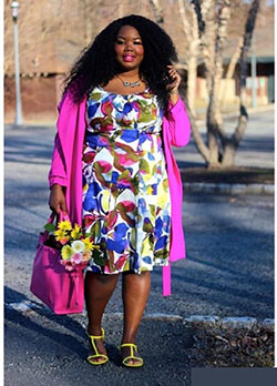 Plus size dresses for big stomach: Plus size outfit,  Plus-Size Model  