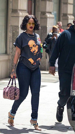 Check these Cocktail style rihanna may 24, Oversized shell parka: New York,  Rihanna Style  