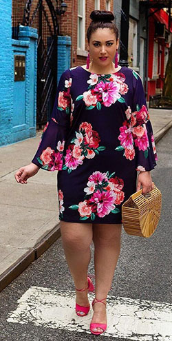 Vestidos estampados para gorditas, Plus-size model: Plus size outfit,  Plus-Size Model,  Clothing Ideas,  Foundation garment,  Casual Outfits  